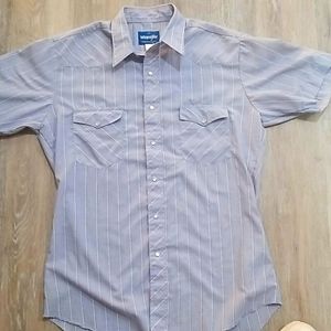Vintage Wrangler Pearl Snap Shirt Medium